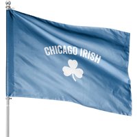 Chicago St. Patrick's Day Irish Shamrock Party Gift House Flags