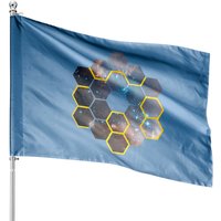James Webb Space Telescope Jwst Long Sleeve House Flags — Drapeaux décoratifs