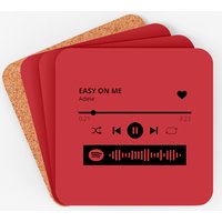 Adele Easy On Me Scannable Spotify Code Coasters — Sous-verres et napperons