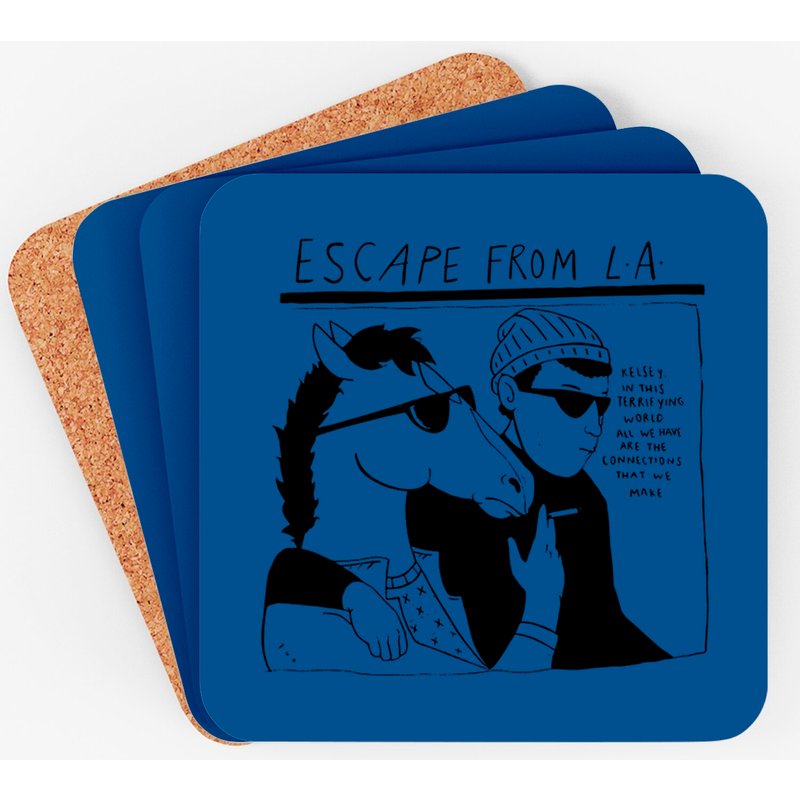 Bojack Youth - Escape From L.a. - Bojack Horseman - Coasters — Sous-verres et napperons