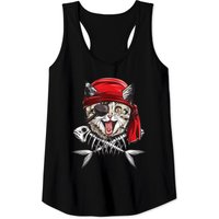 Cat Skull Pirate-tank Tops — T-shirts pour hommes