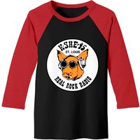 Kshe 95 Real Rock Radio Station St. Louis Area Baseball Tees — T-shirts pour hommes