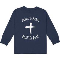 Catholic Lent Ashes To Ashes Dust To Dust Ash Wednesday Kids Long Sleeve T-kids — T-shirts pour hommes
