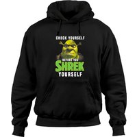 Shrek Check Yourself Before You Shrek Yourself Hoodies