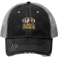 My Dad Is A Vietnam Veteran Trucker Hats