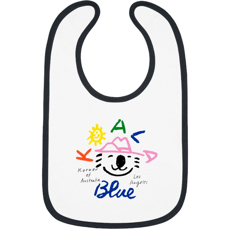 Koala Blue Sweatshirt, Olivia Newton-john Koala Blue Bibs, Olivia Newton John Bibs — Bavoirs