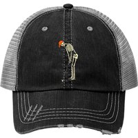 Skeleton Golf Halloween Golfing Sports Trucker Hats — Casquette de baseball