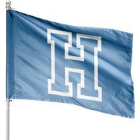 Letter H Alphabet Name Athletic Sports Monogram Outline House Flags — Drapeaux décoratifs