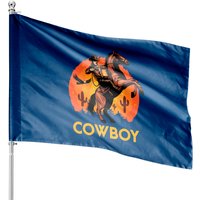 Cowboy - Cowboy - House Flags — Decorative Flags