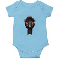 Funny Emu Bird - Cool Emu Illustration Onesies