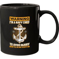 Navy Chief Petty Officer Funny Military Veteran Mugs — Tasses et gobelets