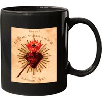 Vintage Sacred Heart Of Jesus Catholic Art Traditional Mugs — Tasses et gobelets