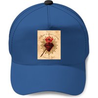 Vintage Sacred Heart Of Jesus Catholic Art Traditional Baseball Caps — Casquette de baseball