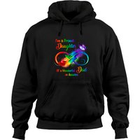 I'm A Proud Daughter Of A Wonderful Dad In Heaven Hoodies
