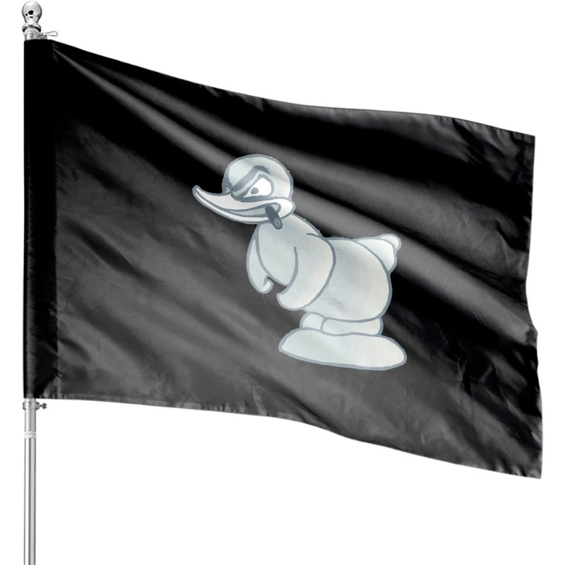 Convoy/death Proof Rubber Duck Hood Ornament - Duck - House Flags — Drapeaux décoratifs