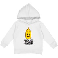 Mustard Bottle Kids Pullover Hoodies Just A Boy Who Loves Mustard