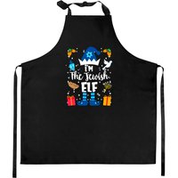 Jewish Elf Hanukkah Gift Chanukah Elf Kitchen Aprons — Kitchen Aprons
