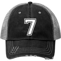 Number 7 Seven - Number 7 - Trucker Hats