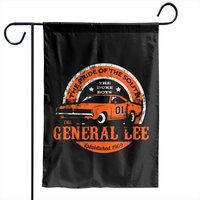 The General Lee, Distressed - Dukes Of Hazzard - Garden Flags — Drapeaux décoratifs