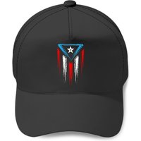 Boricua Distressed Puerto Rico Flag Pullover Baseball Caps — Casquette de baseball