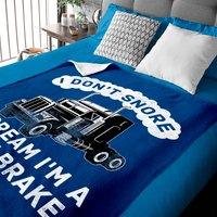 Super Trucker Baby Blankets I Don't Snore I Dream I'm A Jake Brake — Couvertures pour bébé
