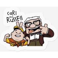 Carl And Russell - Up - Stickers