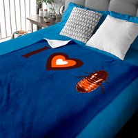 I Heart Hissing Cockroaches Baby Blankets — Couvertures pour bébé