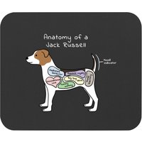 Anatomy Of A Jack Russell Terrier - Jack Russell Terrier - Mouse Pads — Mouse Pads & Desk Mats
