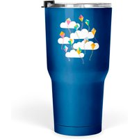 Flying Kites {sky} Blue Sky And Clouds - Kite - Tumblers 30 Oz — Mugs & Tumblers