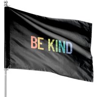 Womens Vintage Be Kind - Pastel Rainbow - Kindness House Flags