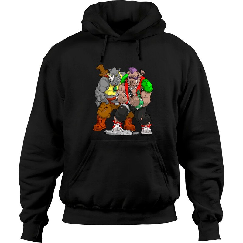 Rocksteady And Bebop Tmnt - Ninja Turtles - Hoodies — Sweats à capuche pour hommes