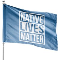 Native Americans Lives Matter House Flags — Drapeaux décoratifs