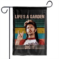 Life's A Garden Dig It Joe Dirt Garden Flags — Drapeaux décoratifs