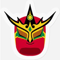 Juventud Guerrera Mask - Pro Wrestling - Stickers — Stickers & Decals