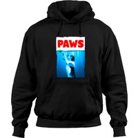 Dog Paws Shark Jaws Parody For Dog Lovers - Jaws Parody - Hoodies — Sweats à capuche pour hommes