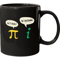 Funny Get Real Be Rational Mugs Pi Math Teacher Geek Gift Mugs — Mugs & Tumblers