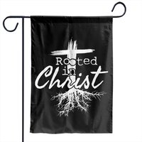 Rooted In Christ, Religious Christian Jesus Garden Flags