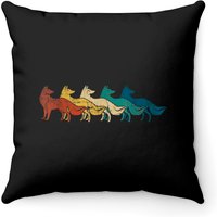 Vintage Fox Animals Lover Throw Pillows — Coussins décoratifs