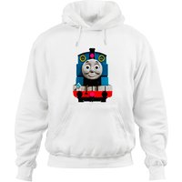 Thomas The Tank Engine Front View - Thomas The Tank Engine - Hoodies — Mens Hoodies