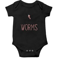 Ask Me About My Worms Plate Humor Farming Farmer - Worm Farmer - Onesies — Bodys bébé