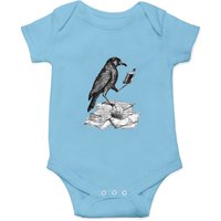 Crow With Book - Crow - Onesies — Baby Onesies