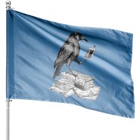Crow With Book - Crow - House Flags
