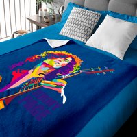 Jimmy Page In Pop Art - Jimmy Page - Baby Blankets — Couvertures pour bébé