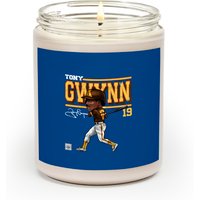 Tony Gwynn Men's Premium Scented Candles - San Diego Baseball Tony Gwynn Cartoon Wht