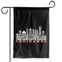 Chicago Baseball Team Skyline Garden Flags — Decorative Flags