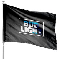 Bud Light Official Logo House Flags — Decorative Flags