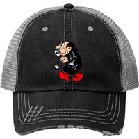 Gargamel Gets A Smurf - Gargamel - Print Trucker Hat