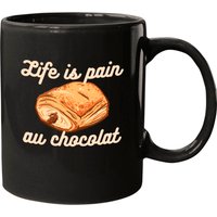 France Meme Mugs Life Is Pain Au Chocolat Funny — Tasses et gobelets