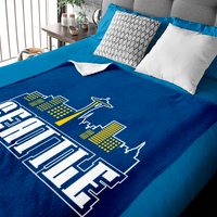 Seattle Downtown Design With Space Needle Baby Blankets — Couvertures pour bébé