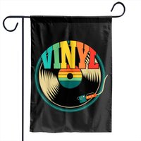 Record Collector Turntable Vinyl Music Garden Flags — Decorative Flags